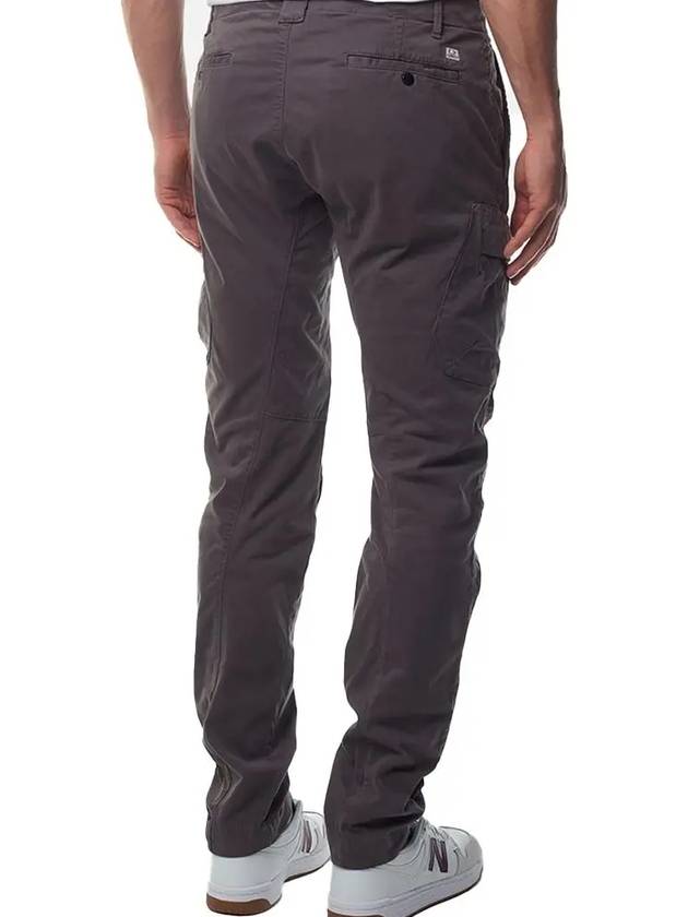 Stretch Sateen Ergonomic Lens Cargo Straight Pants Purple - CP COMPANY - BALAAN 4