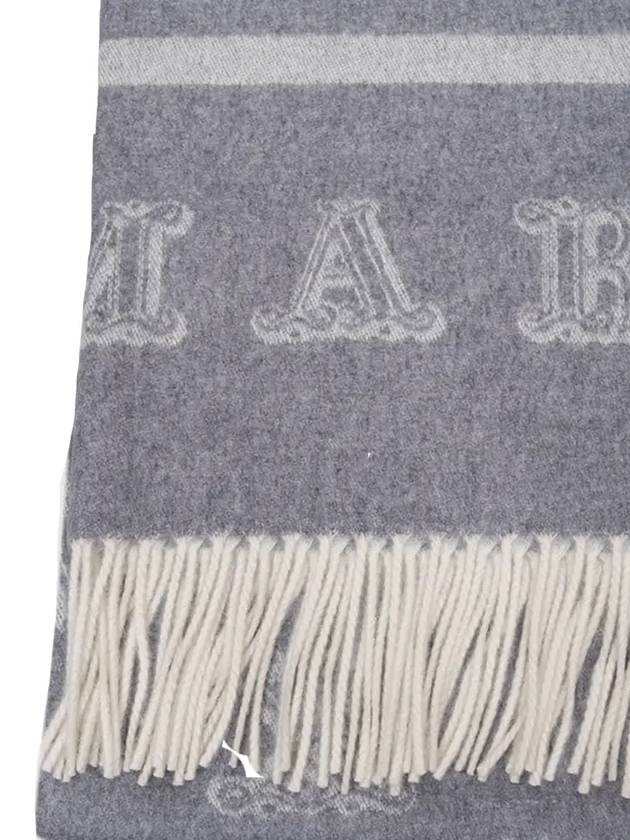 Wsklause Cashmere Scarf Grey - MAX MARA - BALAAN 3