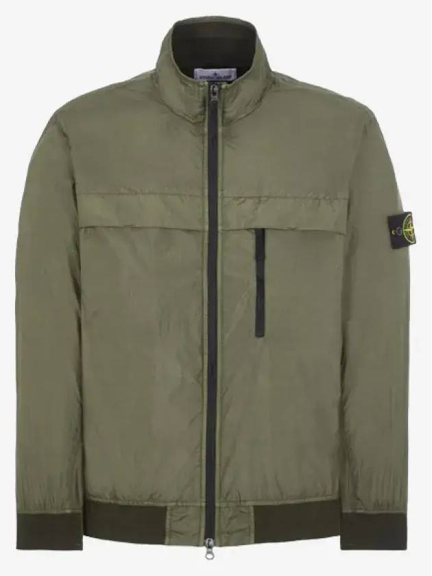 Compass Badge Pleated Windbreaker Khaki - STONE ISLAND - BALAAN 2