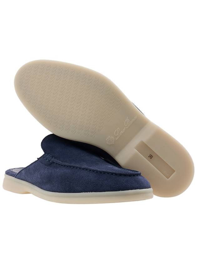 Babouche Walk Mules Blue - LORO PIANA - BALAAN 6