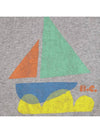 Kids Boat Print Sweatshirt 123AC037 910 - BOBO CHOSES - BALAAN 4