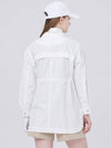 Bio-processed Stand Collar White Windbreaker Jacket DO3242WB46 2 - DOYOUKNOWMC GOLF WEAR - BALAAN 5