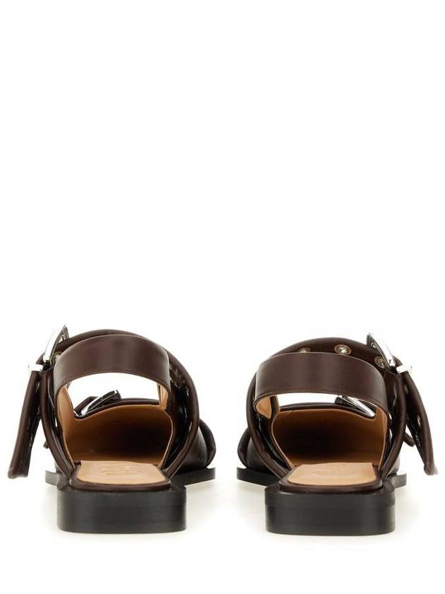 24FW Flat Shoes S2669 890 BROWN - GANNI - BALAAN 5