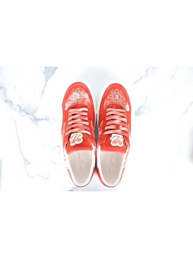 LV Bandana Ollie Sneakers Red 8 270 - LOUIS VUITTON - BALAAN 9