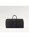 Keepall 55 Bandouliere Damier Canvas Duffel Bag Grey - LOUIS VUITTON - BALAAN 6