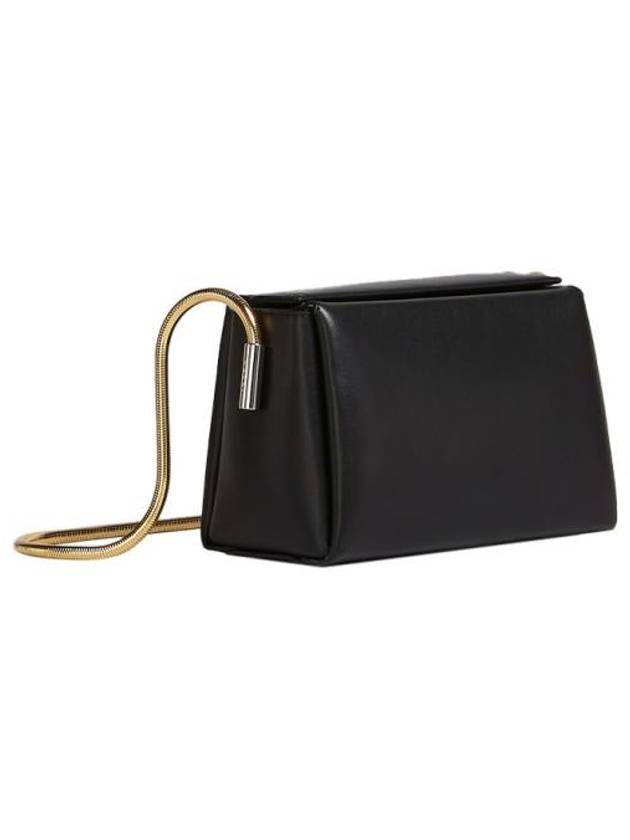 Toggle Small Leather Shoulder Bag Black - MARNI - BALAAN 3