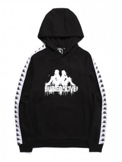 Bar x Kappa Hooded Pullover Black - BURIED ALIVE - BALAAN 2