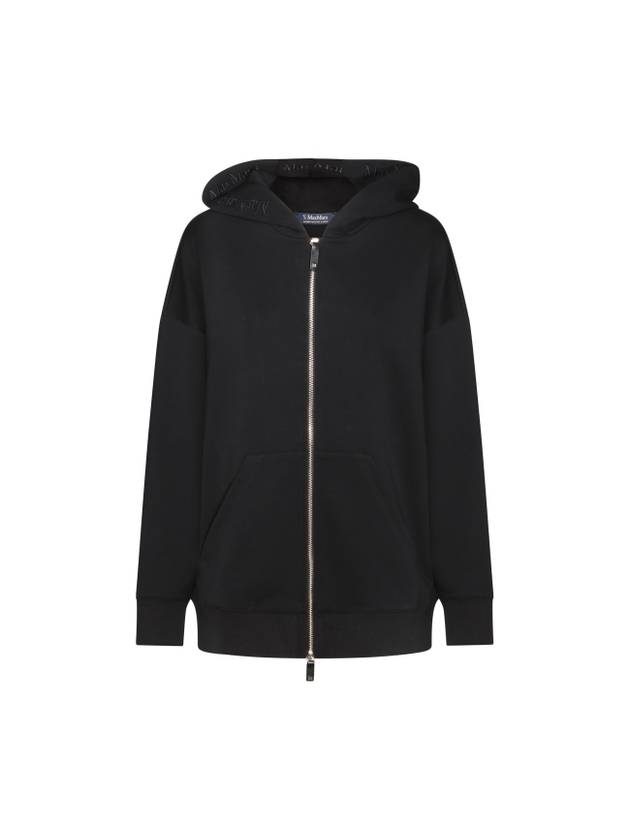 Doppia Zip Up Hoodie Black - MAX MARA - BALAAN 1