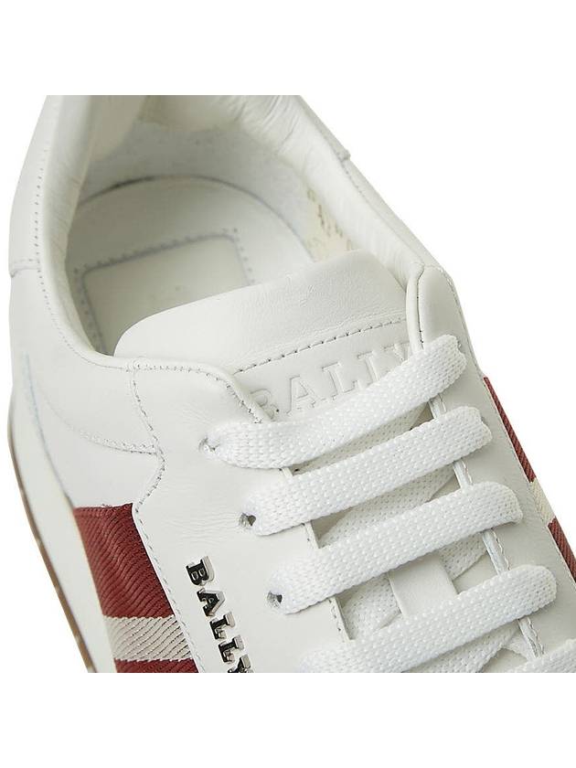 Astel Leather Low Top Sneakers White - BALLY - BALAAN 9