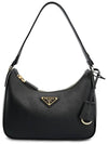 Re-Edition Saffiano Leather Mini Bag Black - PRADA - BALAAN 3