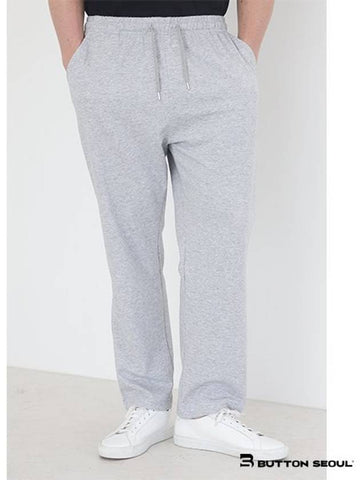 Sweat Gray Wide Pants Gray - BUTTON SEOUL - BALAAN 1