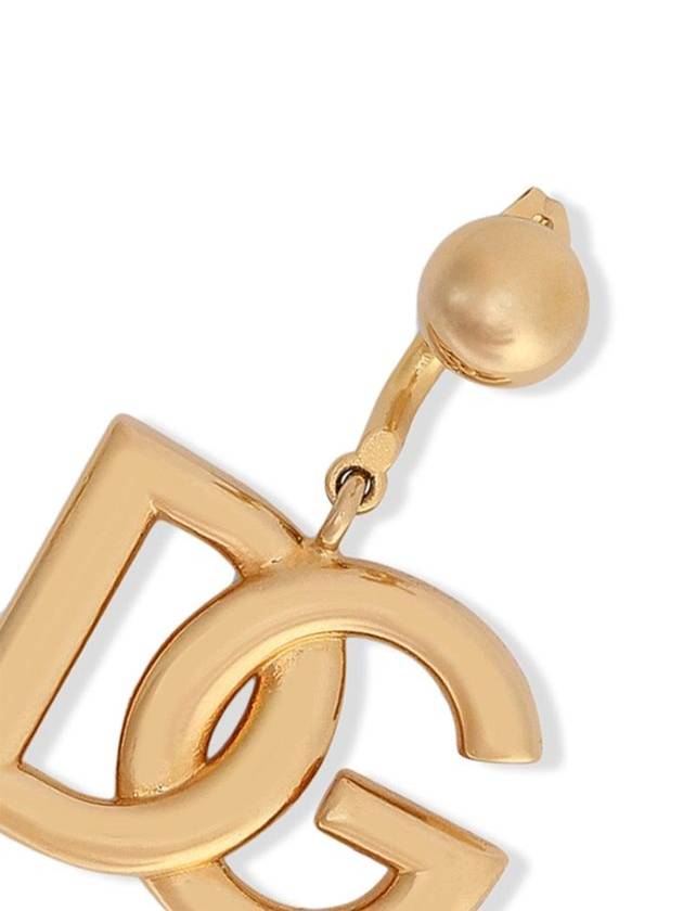 DG logo drop earrings gold - DOLCE&GABBANA - BALAAN 3