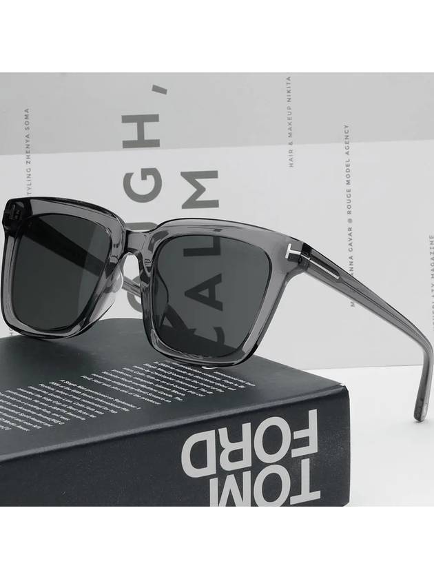 Sunglasses TF969K 20A Horn rimmed transparent square fashion Asian fit - TOM FORD - BALAAN 2