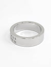 Women’s Numeric Minimal Polished Finish Ring Silver - MAISON MARGIELA - BALAAN 7