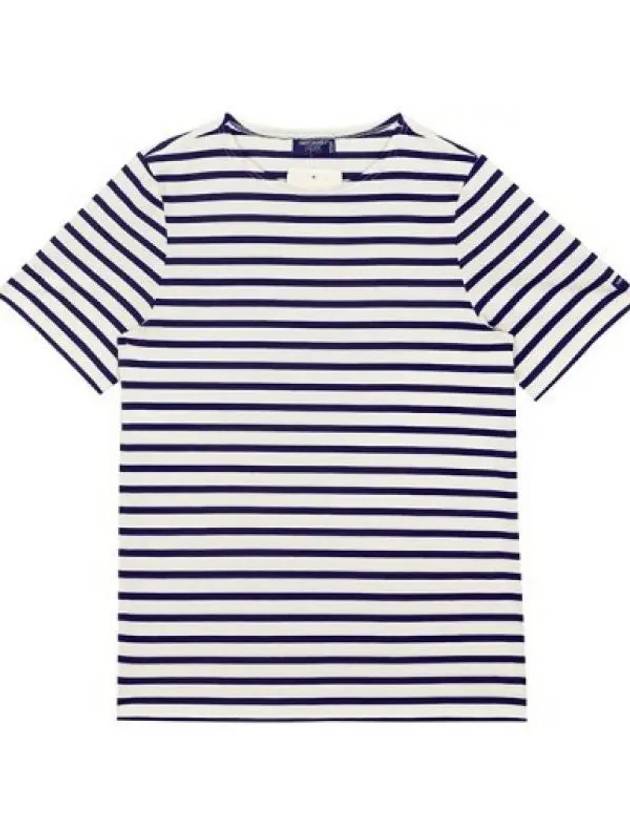 Levant Modern Striped Short Sleeve T-Shirt Ecru Marine - SAINT JAMES - BALAAN 2