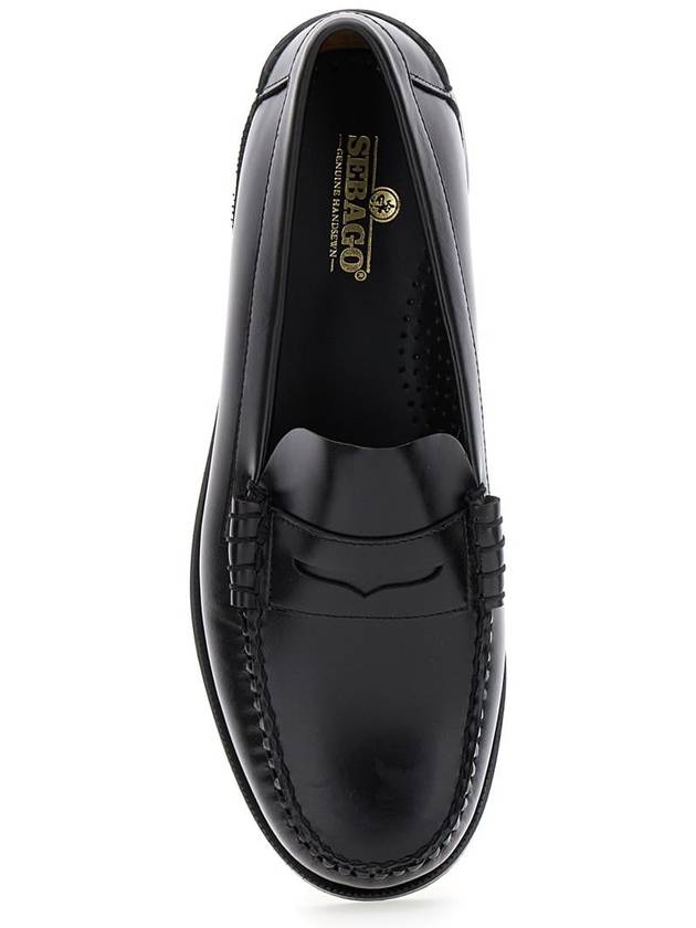 Black Pull-On Loafers In Leather Man - SEBAGO - BALAAN 4