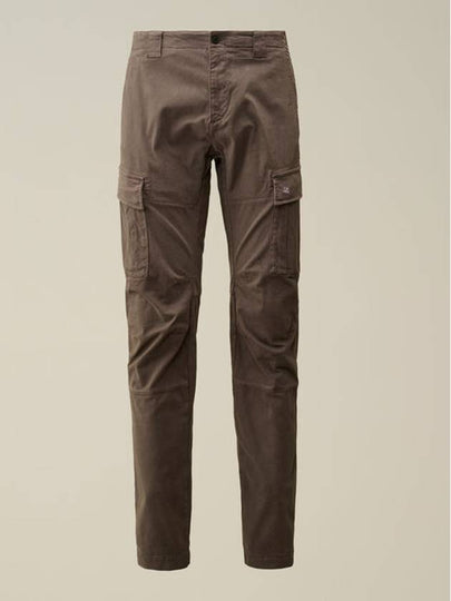 Stretch Satin Cargo Straight Pants Purple - CP COMPANY - BALAAN 2