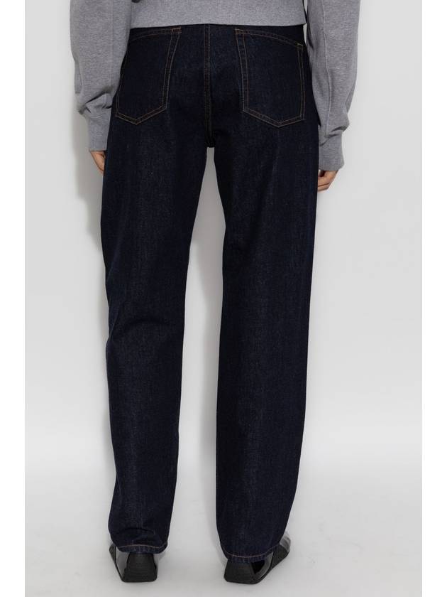 JW Anderson Jeans With Logo, Women's, Navy Blue - JW ANDERSON - BALAAN 4