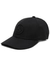 Logo Patch Ball Cap Black - STONE ISLAND - BALAAN 2