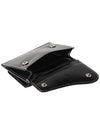 Dot saddle key ring coin zipper business card holder card holder black - LE MASQUE - BALAAN 5