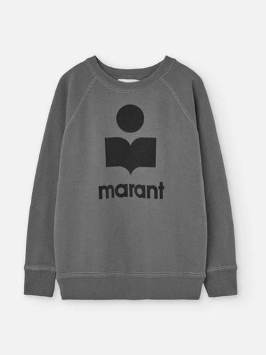 Millyny Logo Print Sweatshirt Dark Grey - ISABEL MARANT - BALAAN 1