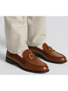 Granville CD Logo Leather Loafers Middle Brown - DIOR - BALAAN 3