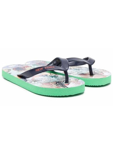 Kids Graphic Logo Flip Flops Multi W29054 784 - MARC JACOBS - BALAAN 1