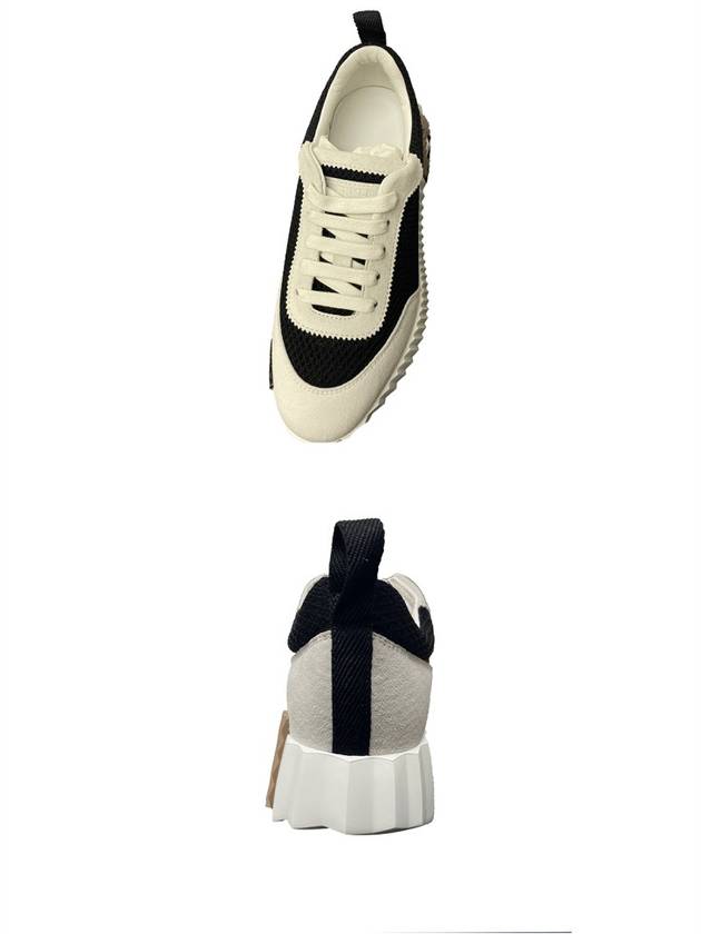 Bouncing Low Top Sneakers Noir Blanc - HERMES - BALAAN 6