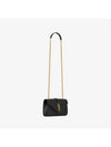 Matelasse Envelope Small Shoulder Bag Black - SAINT LAURENT - BALAAN 3