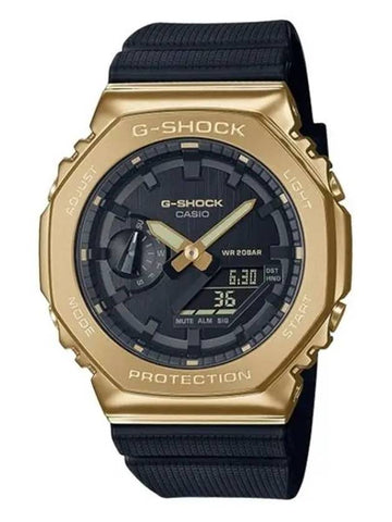 G SHOCK Gyal Oak metal bezel watch GM 2100G 1A9 - G-SHOCK - BALAAN 1