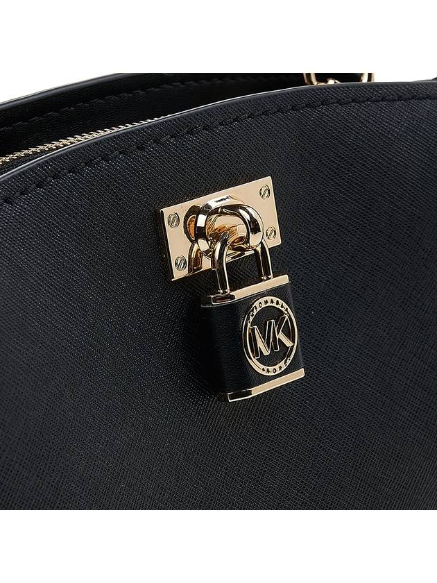 Ruby Saffiano Leather Message Bag Black - MICHAEL KORS - BALAAN 7