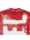 T-Skinzy Distressed Short Sleeve T-Shirt Red - DIESEL - BALAAN 6