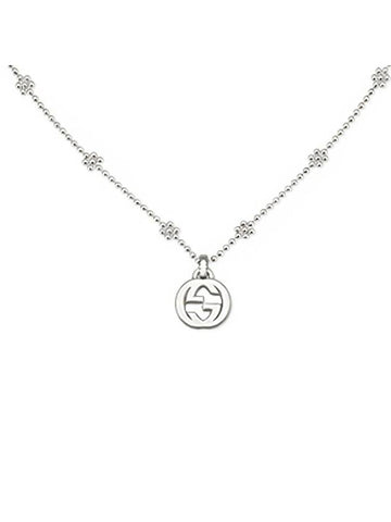 Interlocking G Necklace Silver - GUCCI - BALAAN 1