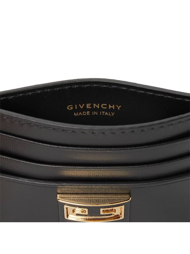 4G Leather Card Wallet Black - GIVENCHY - BALAAN 6