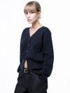 Four Woman Women s Soft Crop Knit Cardigan Navy W243TP04NY - CHANCE'S NOI - BALAAN 4