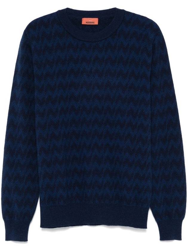 Missoni Crew-Neck Sweater With Zigzag Workmanship - MISSONI - BALAAN 1