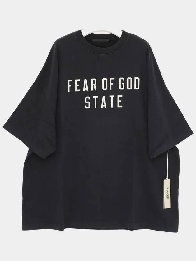 short sleeve t shirt 125BT242000F BLACK - FEAR OF GOD - BALAAN 2