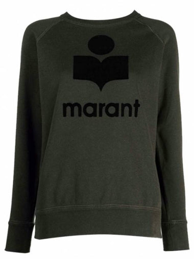 Milly Logo Sweatshirt Faded Black - ISABEL MARANT - BALAAN 1