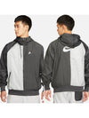 Men's Essential Woven Windbreaker Charcoal Grey - NIKE - BALAAN 2