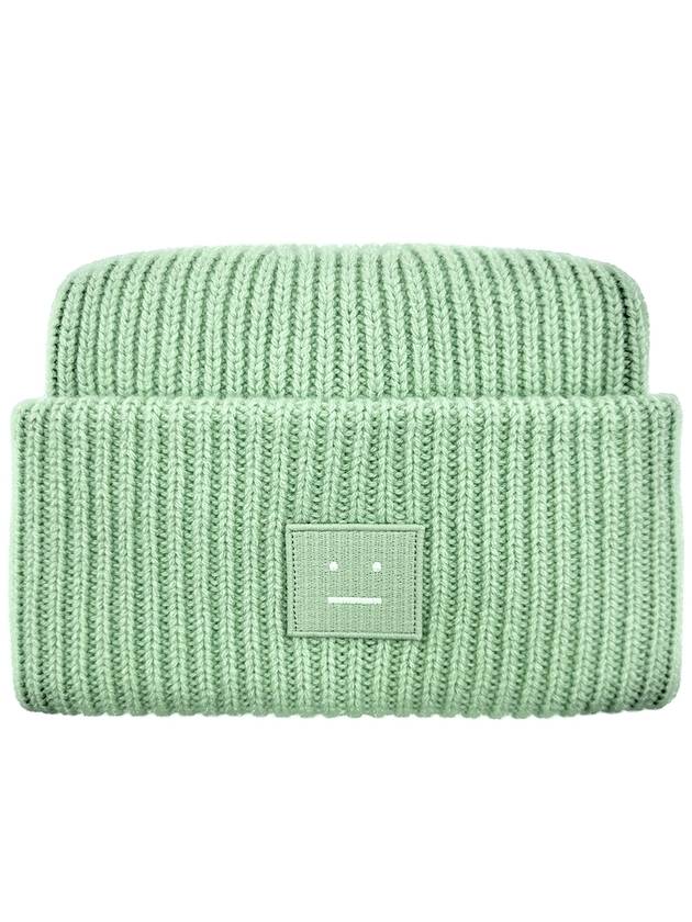 Large Face Logo Beanie Spring Green c40135 - ACNE STUDIOS - BALAAN 4