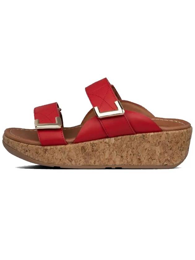 Remy Slides Red Leather Women - FITFLOP - BALAAN 3