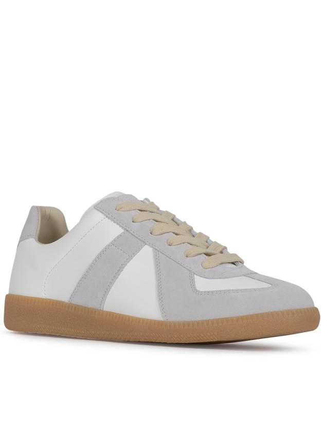 Replica Calfskin Low Top Sneakers White - MAISON MARGIELA - BALAAN 3