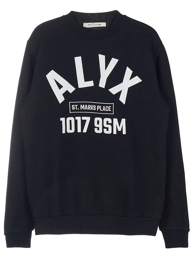 Logo Printing Sweatshirt Black - 1017 ALYX 9SM - BALAAN 11