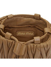 Matelasse Nappa Leather Bucket Bag Brown - MIU MIU - BALAAN 9