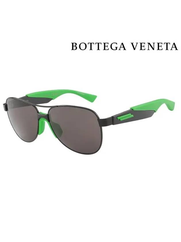 Eyewear Aviator Sunglasses Green Black - BOTTEGA VENETA - BALAAN 3