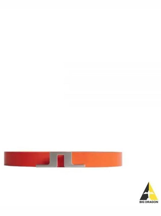 Betsy Leather Belt Tangerine Tango - J.LINDEBERG - BALAAN 2