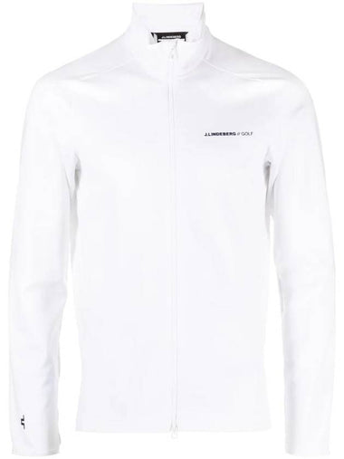 Melker Mid Layer Zip-Up Jacket White - J.LINDEBERG - BALAAN 1