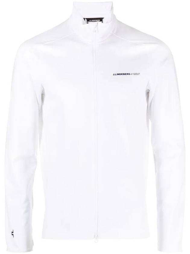 logo print zip-up sweatshirt GMJS08402 - J.LINDEBERG - BALAAN 1