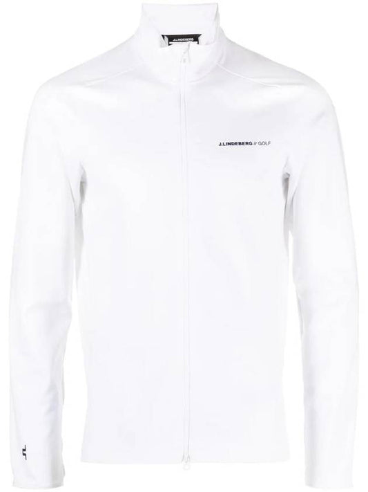 logo print zip-up sweatshirt GMJS08402 - J.LINDEBERG - BALAAN 1