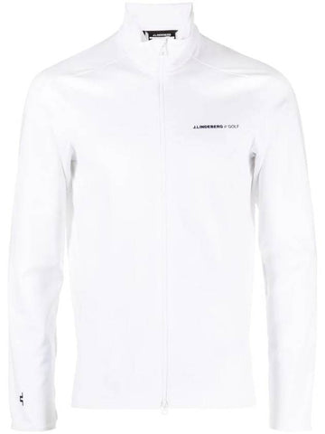 Melker Mid Layer Zip-Up Jacket White - J.LINDEBERG - BALAAN 1